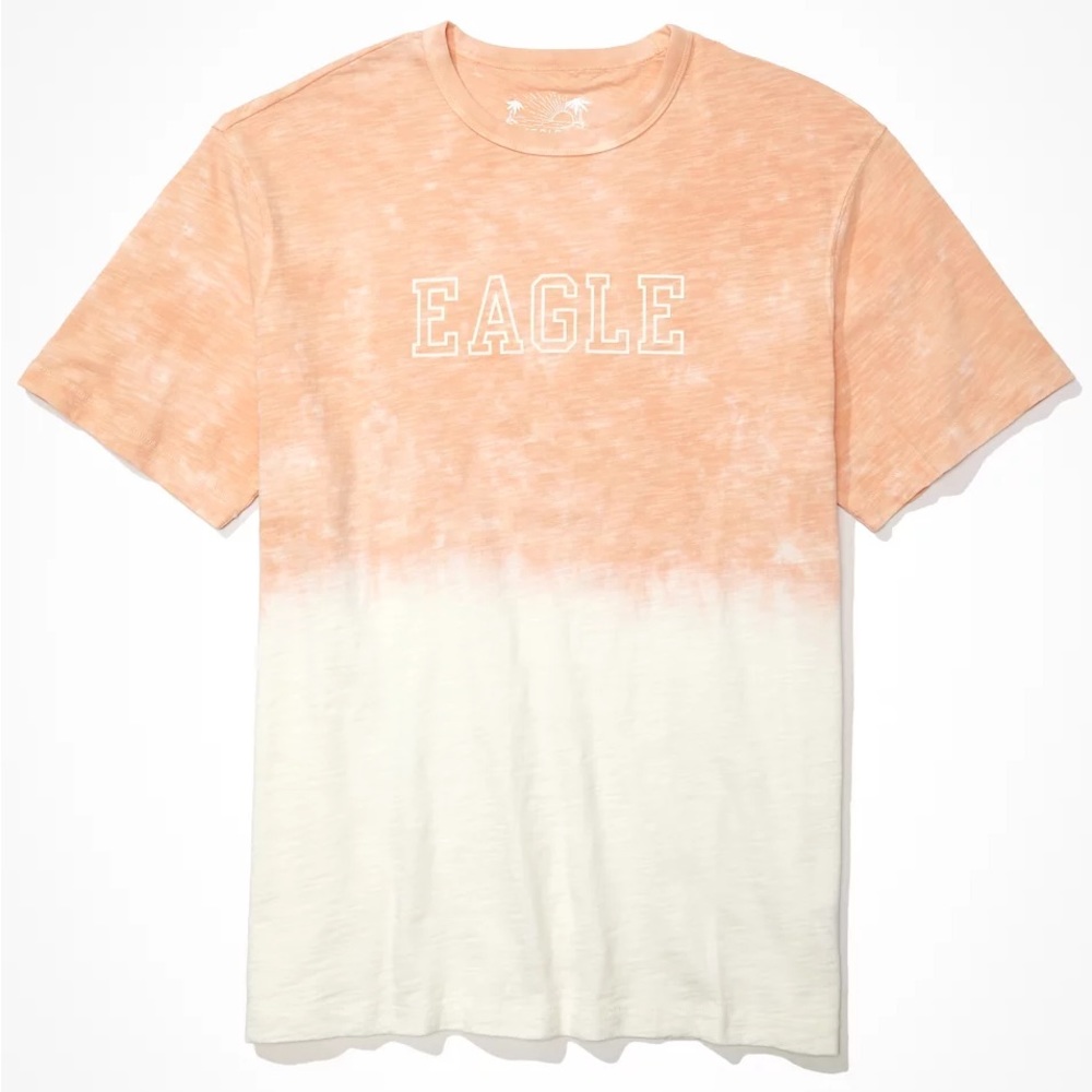 AE Super Soft Slub Dip-Dye Graphic T-Shirt